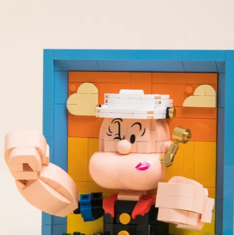 Reservar Popeye 3D Portrait Set Construcción 21 cm Popeye Estándar