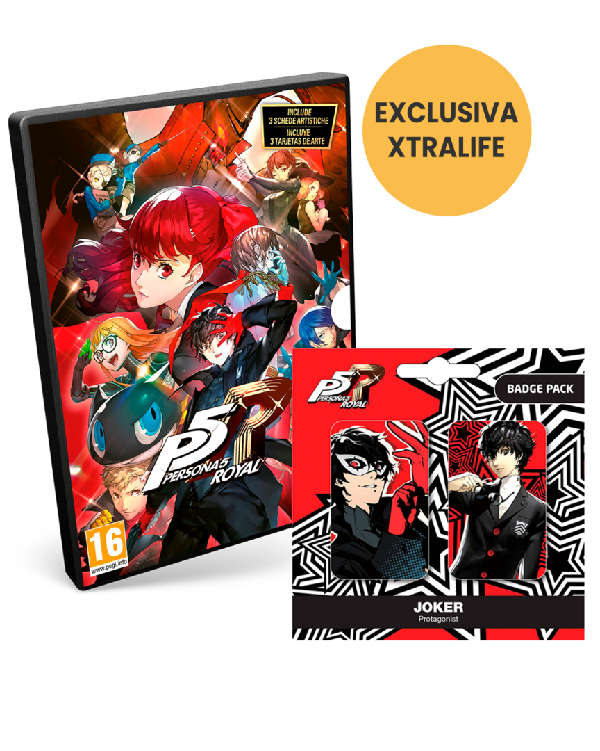 Persona 5 Royal + Set Oficial de Pins Joker "Protagonista"