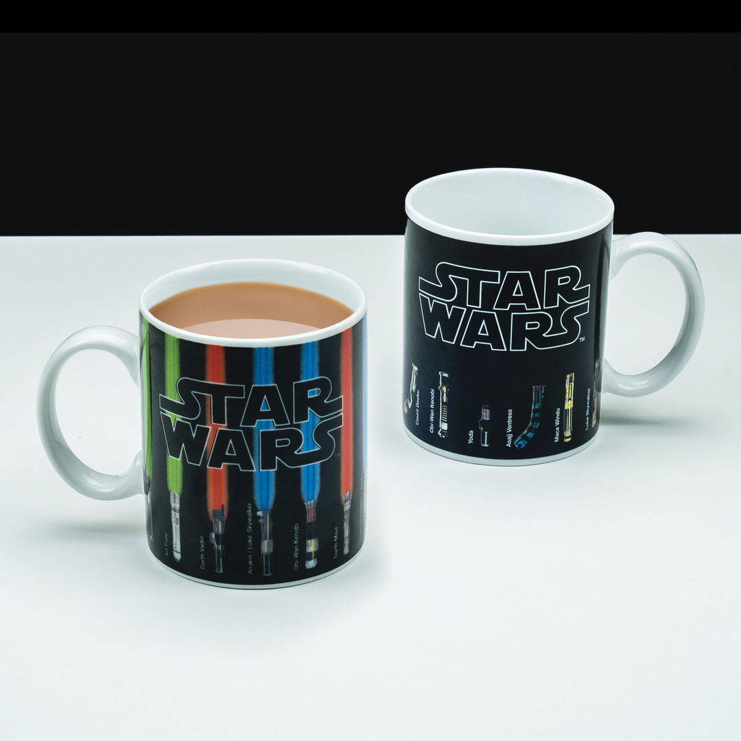 Star Wars Taza Sensible Al Calor Lightsaber