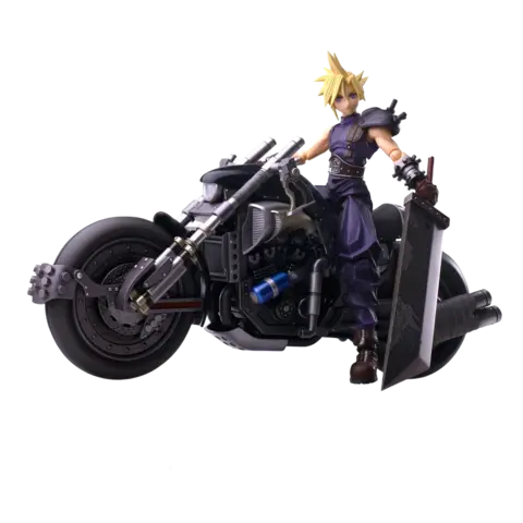 Figura Final Fantasy VII Cloud Strife y Hardy-Daytona Bring Arts Square Enix