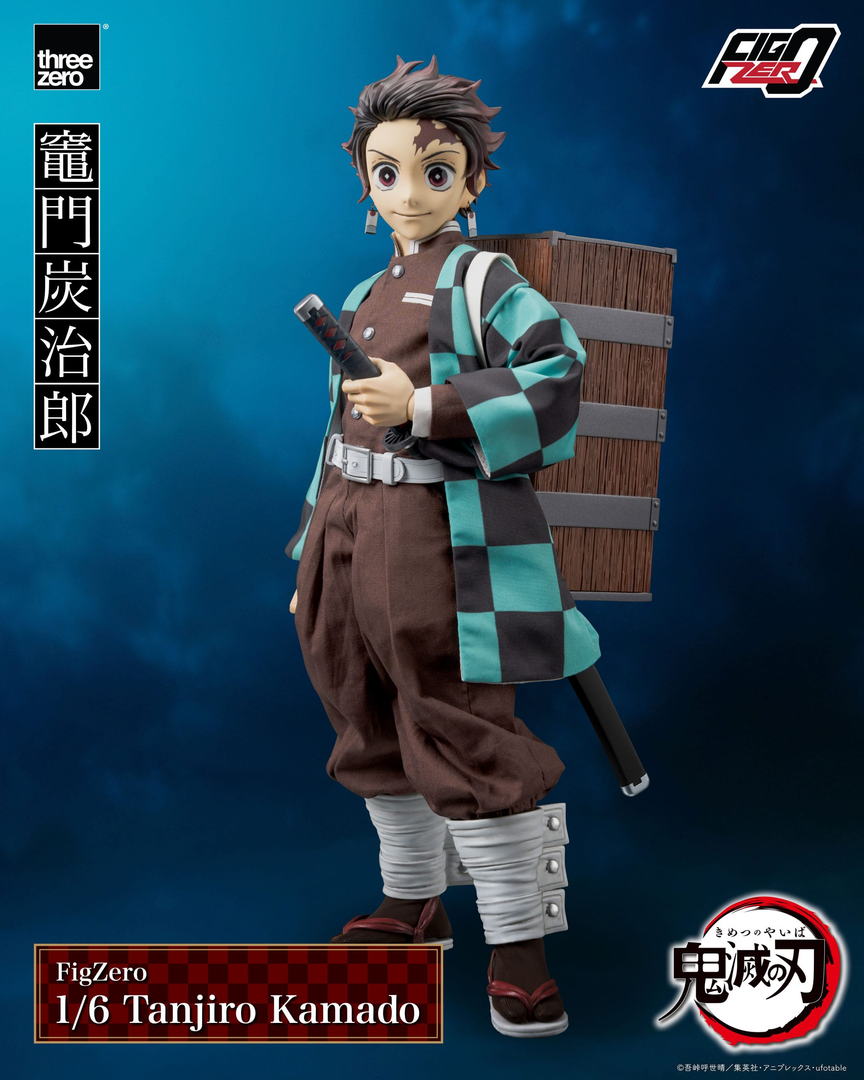 Figura tanjiro kamado demon slayer figzero threezero