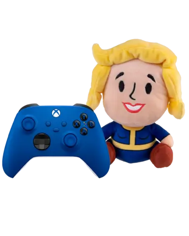 Comprar Mando Inalámbrico Shock Blue (2023) + Peluche Vault Girl Fallout Stubbins Xbox One