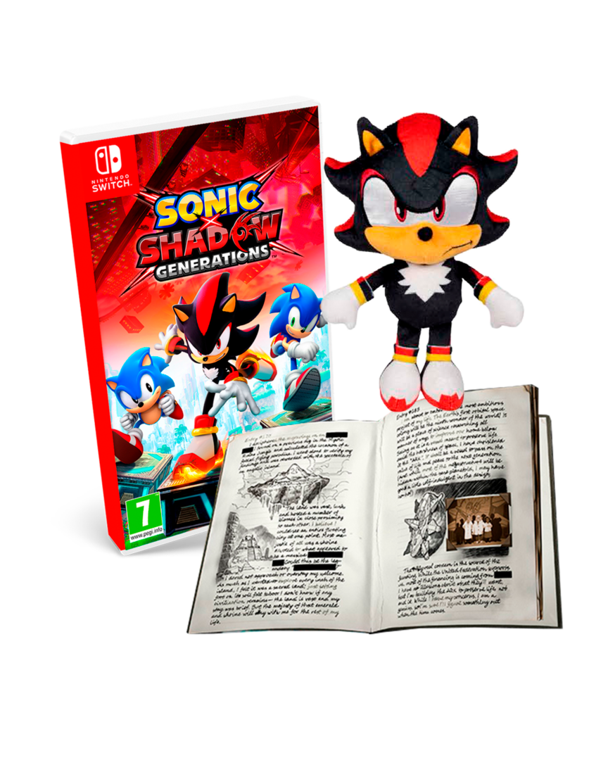 Sonic x Shadow Genetarions + Peluche Shadow