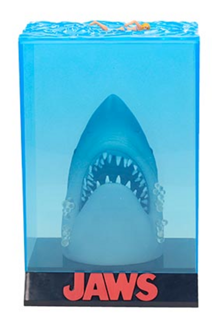 Tiburon figura cartel poster 3d tiburon