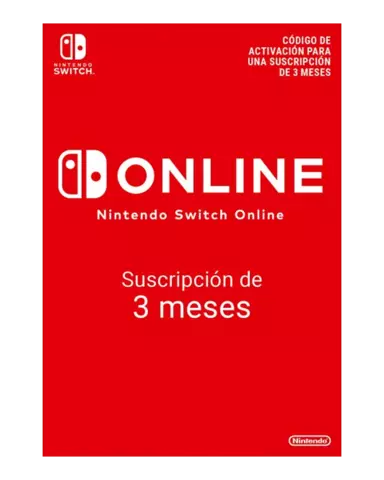 Comprar Suscripción Switch Online 90 Días (Individual) Nintendo eShop Switch